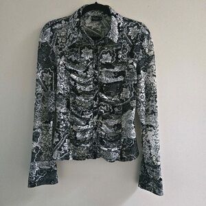 BEAUTIFUL TRIBAL Ladies blouse. SIZE 10